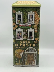 Silver Crane Co Casa Di Pasta Spaghetti Metal Canister Tin 1992 Made in England - Picture 1 of 16