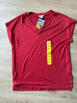 Camisa ORVIS Classic Collection Para Mujer Arcilla Quemada Roja Manga Corta Talla S Foto 1 de 4