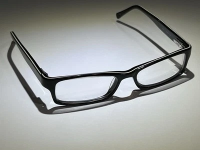 Vintage Converse Kids Eyeglass Frames “Bold” Black Plastic Rectangular Lenses - Image 1 of 4