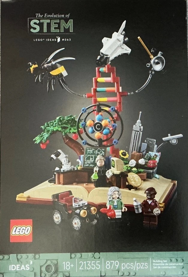 LEGO IDEAS THE EVOLUTION OF STEM #21355  FACTORY SEALED - Image 1 of 1