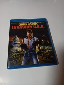 Invasion U.S.A. Blu-ray, 1985, Shout Factory Chuck Norris (Rare, OOP, HTF) - Picture 1 of 3