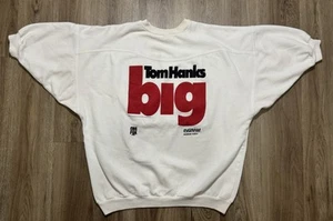 Vintage 1988 20th Century Fox Big Tom Hanks Movie Promo Sweatshirt Size ? - Picture 1 of 15
