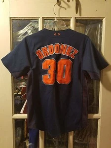 Magglio Ordonez Detroit Tigers SEWN Jersey Youth M Venezuela Chicago White Sox - Picture 1 of 7