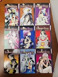 Vampire Game English Manga 1-9 Lot of 9 TokyoPop - Picture 1 of 5