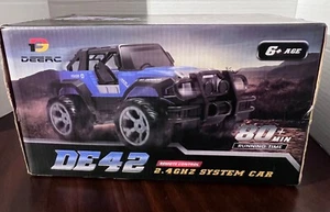 DEERC DE42 Ferngesteuertes Auto RC Rennwagen, Maßstab 1:18 80 Min Spiel 2,4Ghz LED - Bild 1 von 6