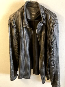Regency Herren La Marque Collection Lederjacke Größe M schwarz Lammfell - Bild 1 von 2