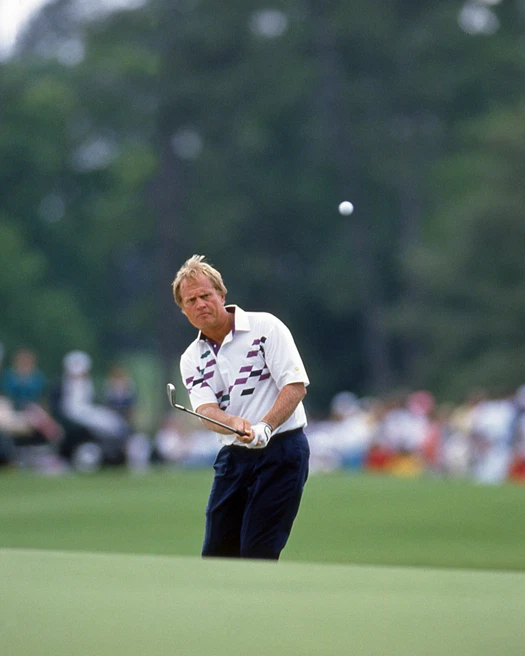 Cartel impreso con foto brillante de golf Jack Nicklaus 1991 de golf profesional 8x10 Masters abierto Foto 1 de 1