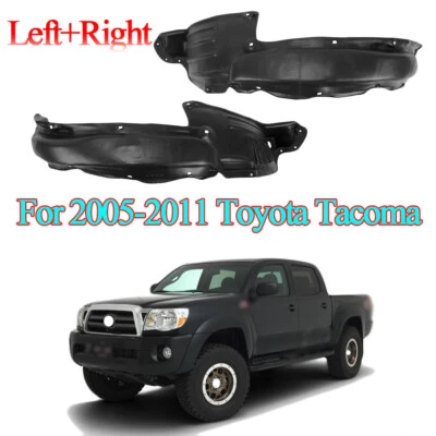Fender Liner Set For 2005-2011 Toyota Tacoma 4WD RWD Front Left & Right 2Pc Foto 1 de 4