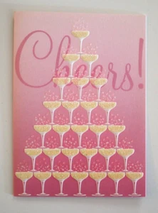 Tarjeta de felicitación Avanti Saludos a la feliz pareja boda brillo A press - Imagen 1 de 3