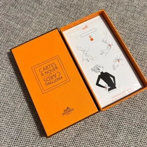 HERMES Knotting Cards Cartes a Nouer Box Opened Japan New Unused - Picture 1 of 3