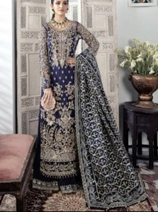 Asian  Pakistani And Indian wedding And Party Wear  dress - Picture 1 of 15