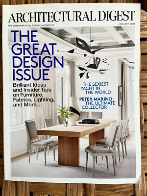 Architectural Digest January 2015 The Great Design Issue - Image 1 of 2