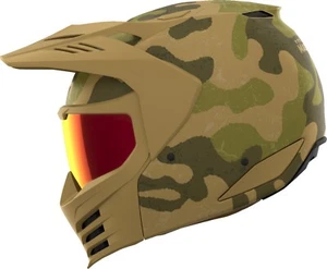 Casco de motocicleta modular Icon Elsinore Magnacross bronceado - Imagen 1 de 4
