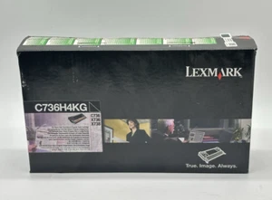 Lexmark C736H4KG High Yield Black TAA/GSA Return Program Toner Cartridge - Picture 1 of 3