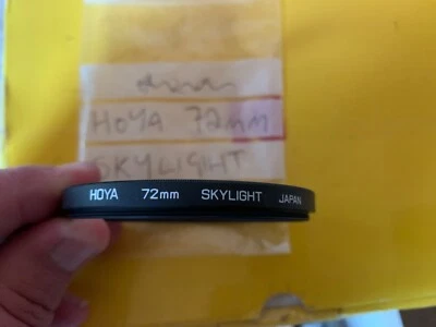 Hoya 72mm Skylight Filter - No case. - Image 1 of 2