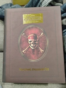 DISNEY PIRATES OF THE CARIBBEAN DEAD MAN'S CHEST STORYBOOK 6 pc SET ORNAMENTS - Picture 1 of 12