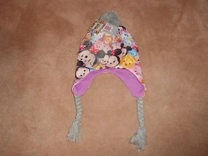 NEW, GIRLS DISNEY TSUM TSUM HAT AND GLOVES SET, ONE SIZE - Picture 1 of 2