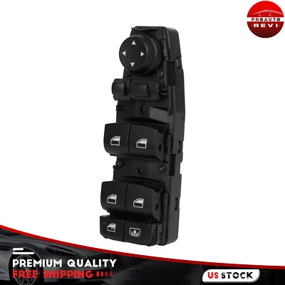Front Left Power Window Switch Fit for 2012-2016 BMW 530i 528i 640i 760Li 6-Pins - Image 1 of 4