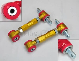 Gold Adjustable Rear Camber kit Polyurethane Bushings for 1988-2000 Honda Civic - Picture 1 of 1