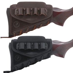 Leder Gewehr Wangenauflage Flinte Munitionstasche Hinterschaft .30-30.22MAG 12GA.30-06 - Bild 1 von 72