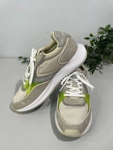 Hoff Truth Seekers Womens Sneakers Beige & Neon Green EUR 38 / US 7.5 - Picture 1 of 17