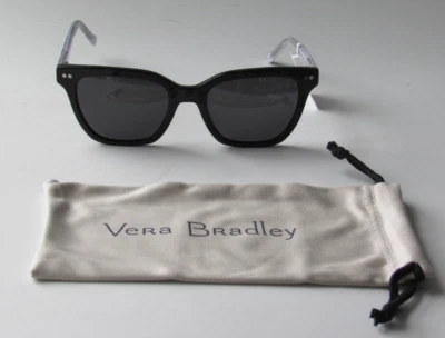 Vera Bradley Keega Women's Sunglasses w/ Case Black Multi Rain Medallion NWT $68 - Image 1 of 4