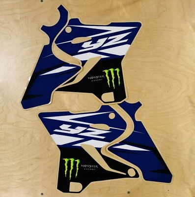 Gráficos de cubierta YZ125 250 YAMAHA para stock de plásticos Restyle 2002-2021 2015-2021 Foto 1 de 4