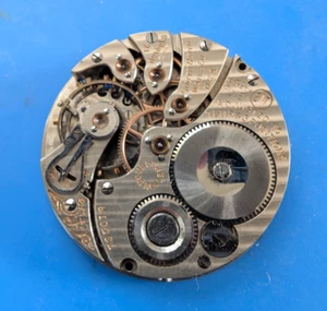 16 SIZE SOUTH BEND 17 JEWEL GRADE 217 MODEL 2 POCKET WATCH MOVEMENT PARTS - Picture 1 of 25