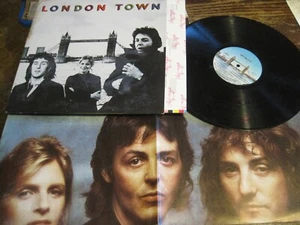 Wings PAUL McCARTNEY London Town 1978 Poster Promo Vinyl LP Record SW-11777 - Foto 1 di 1