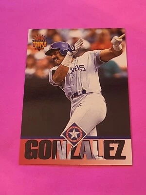 1994 Juan Gonzalez Donruss Triple Play #194 - Image 1 of 2