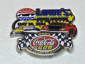 NASCAR Race Pin Coca-Cola 600 Classic Lowes Motor Speedway May 30 2004 5/30/04 - Picture 1 of 2