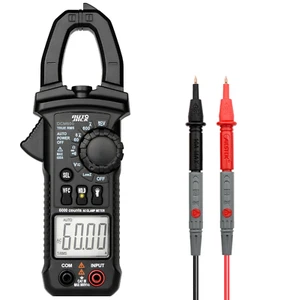 Pinza amperimétrica digital Probador de voltaje de corriente AC/DC rango automático con linterna - Imagen 1 de 7