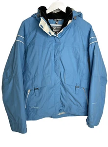 Columbia Womens Large Titanium Interchange OmniTech Hooded Ski Jacket Waterproof - Picture 1 of 13