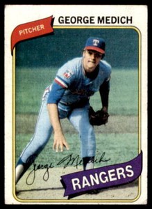 1980 TOPPS BASEBALL #336 GEORGE MEDICH