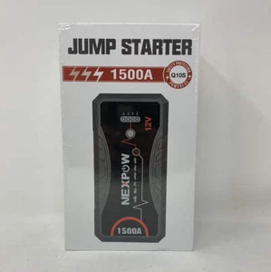 Car Jump Starter Car Battery Jump Starter Pack 1500A Peak Q10S for Up to 7L Gas - Picture 1 of 1