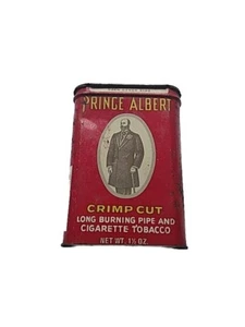 Rare  1925 tax stamp prince albert crimp cut  tobacco cigar tin  good condition - Picture 1 of 2