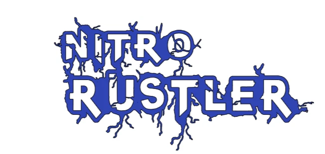 Infected   NITRO RUSTLER   DIE-CUT   Decal  Sticker ( 2 PCS ) Offroad RC NEW - Image 1 of 1