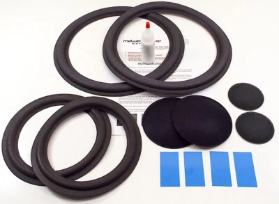 MW AUDIO McIntosh ML-1C Both 8" & 12" Refoam Speaker Repair Kit w/ Shims & Dust Caps!