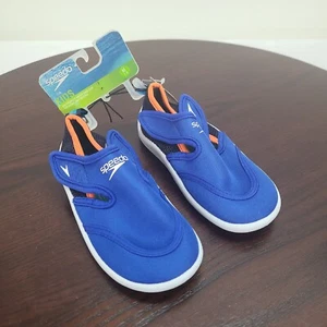 Speedo Hydro Schwimmen Wasserschuhe Kleinkind Jungen Medium 7/8 blau Haken und Schleife  - Bild 1 von 14