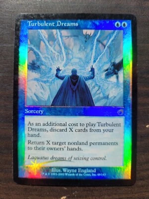 MTG Torment Foil - 1 x Turbulent Dreams (NM) - Image 1 of 3
