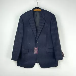 Blazer Brook Taverner Epsom Para Hombres 42S Azul Rayas Lana Merino Sarga Chaqueta - Imagen 1 de 20