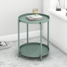 Iron Balcony Bedside Round Table Coffee Table Nordic Sofa Side Simple SmallTable