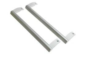 Kit de par de manijas de puerta de refrigeración genuino Bosch Neff Siemens KGH39A03GB KGN34X0 - Imagen 1 de 1