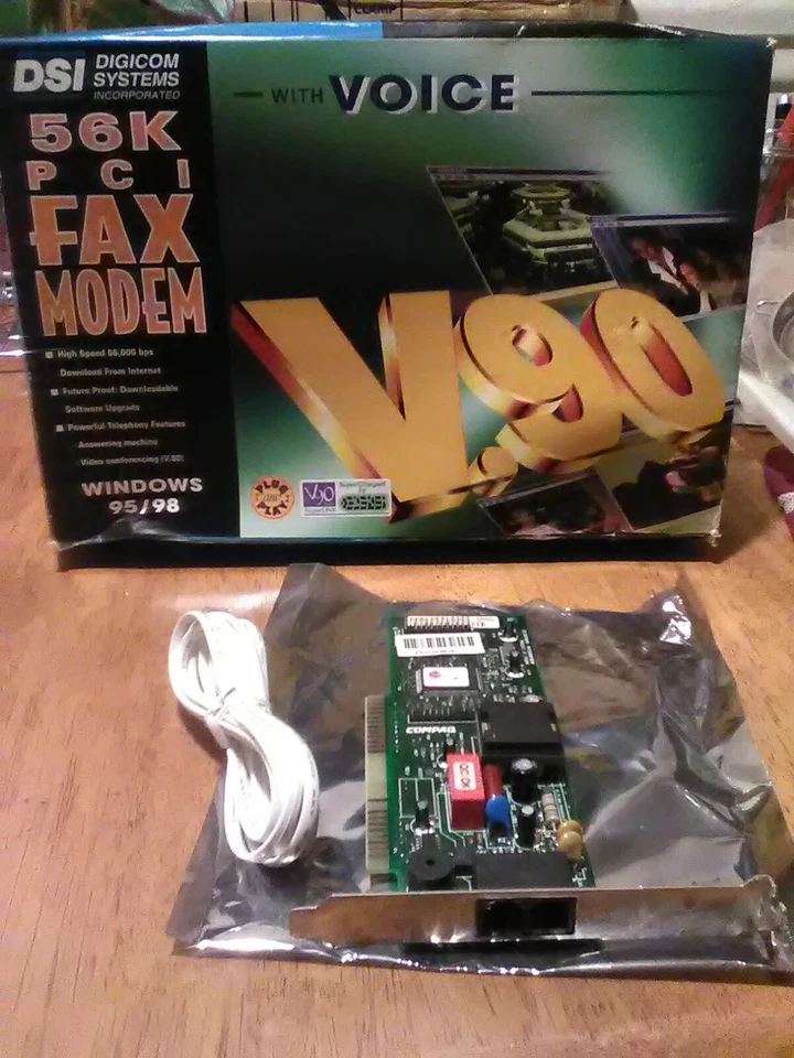 DSI V.90 56k PCI Fax Modem with Voice - Image 1 of 1