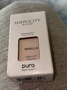 PURA Diffuser REFILLS - NIB - VANILLA SIMPLICITY 10ml./0.33oz  - Picture 1 of 2