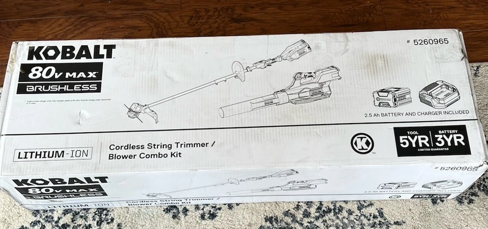 Комбинированный бесщеточный беспроводной триммер/воздуходувка Kobalt 80 В KOC  - Изображение 1 из 1