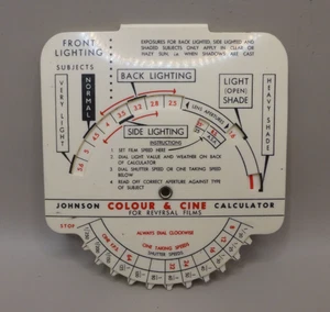 Johnson Colour & Cine Belichtungsrechner - Bild 1 von 2