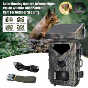 20MP/1080P Solar Trail Camera Wildlife Monitoring Camera for Outdoor Security - Picture 1 of 20