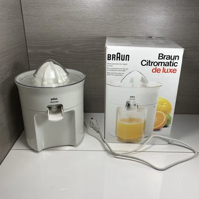 Exprimidor Braun Citromatic Modelo 4 979 MPZ22 Limpio Probado Funcionando Usado en Excelente Condición Foto 1 de 4