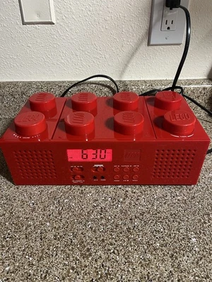 Lego Red Brick Portable CD Player Radio AM/FM Boombox Radio Works Cd Does Not - Image 1 of 4